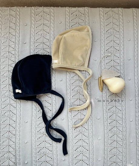 即納monbebe velour grace  bonnet