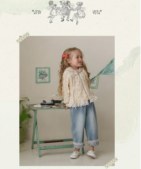即納 FLO Lemans denim Pants