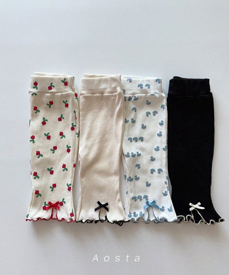 即納aosta Lip ribbon pants