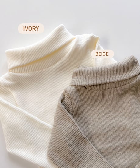 即納  Double Turtleneck Tee
