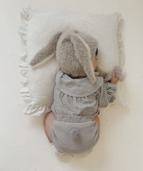 即納rabbit knit bonnet