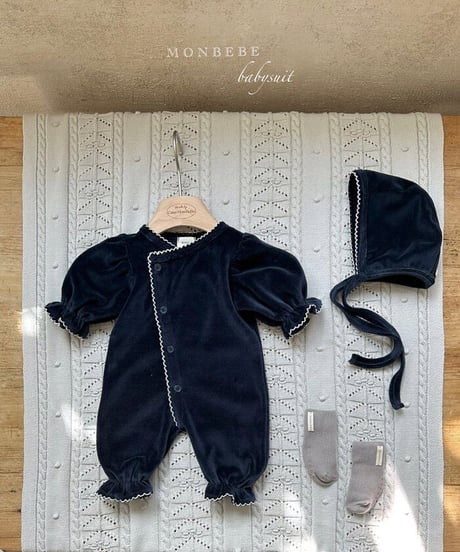 即納monbebe velour grace  bonnet