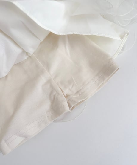 即納tulle skirt pants