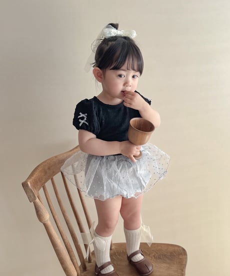 即納 bebeholic Lori Ribbon Tee
