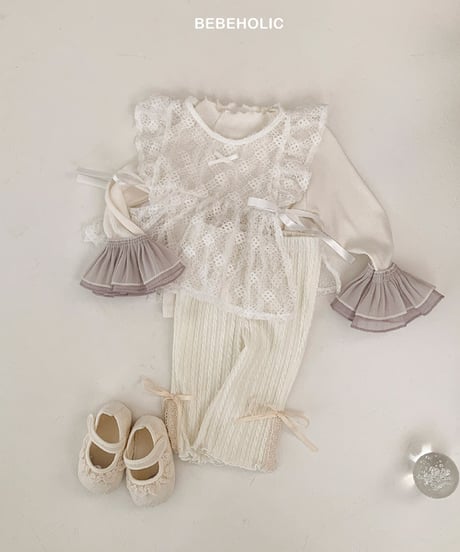 即納 Lace boots cut pants
