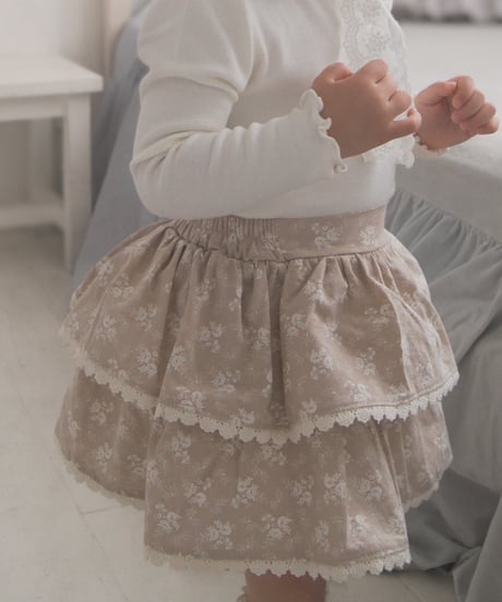 即納 mon petit bebe Olivia skirt