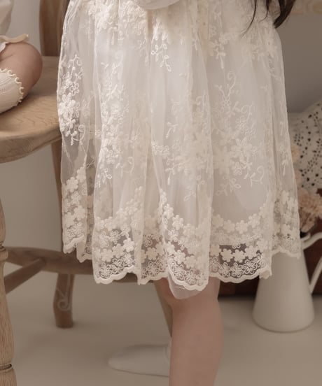 即納Lace Bouquet kids Dress