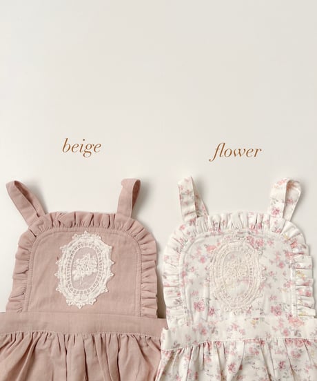 即納antique apron salopette
