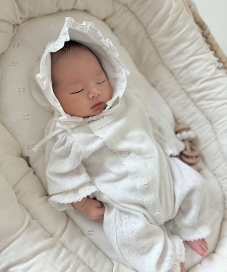 即納 Petit pin tuck bonnet