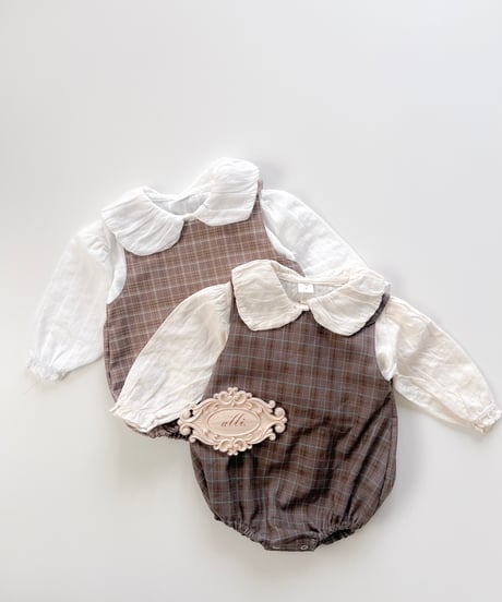 即納 mimi market Volume collar blouse