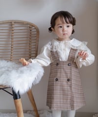 即納monbebe Romi check one-piece