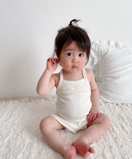 即納back cross camisole set up