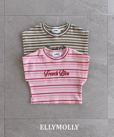 一部即納 Elly Molly Jelly wave crop top