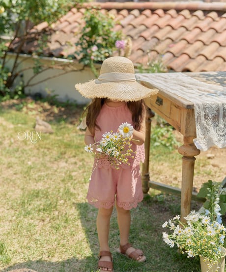 予約 OREN Serenne Raffia Sun Hat