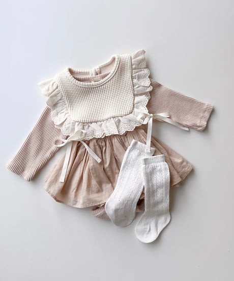 即納peekaboo thermal ribbon bib
