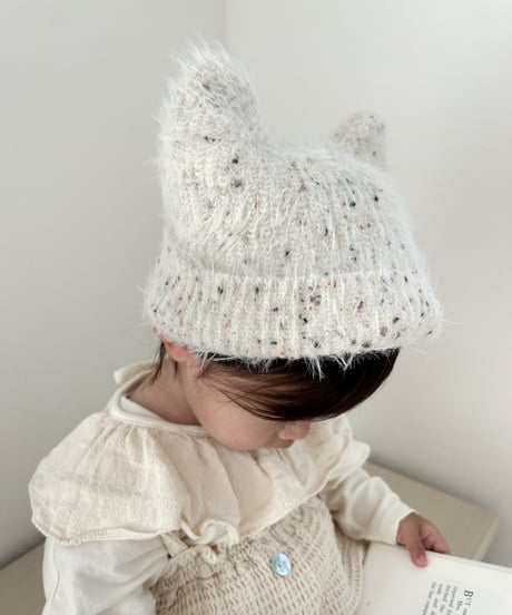 即納 Mohair knit cap