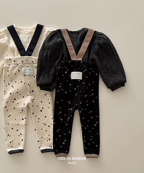 即納dot suspender  leggings