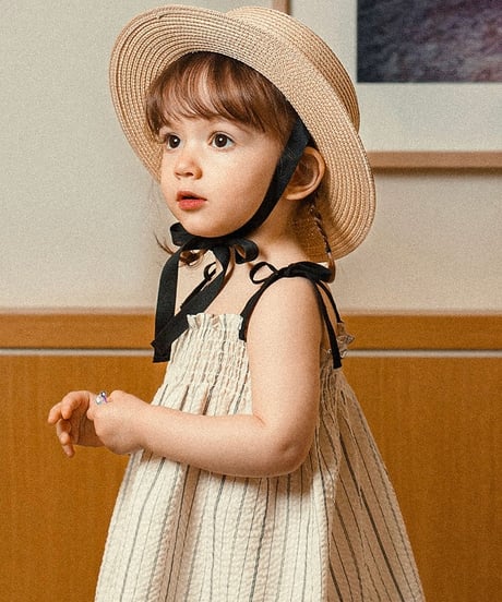 即納tape Straw hat