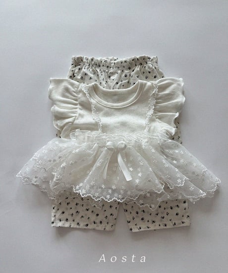 即納aosta lace strap bustier
