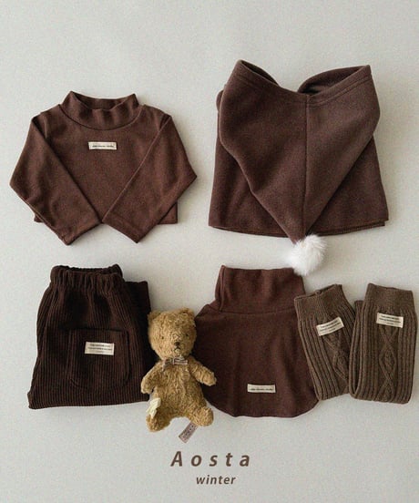 即納 aosta knit warmer