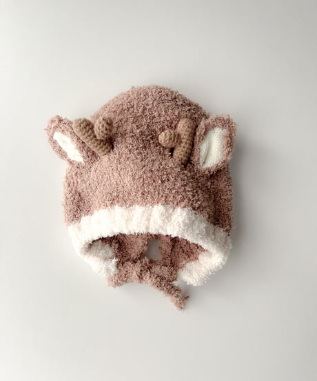 即納  Holiday reindeer bonnet