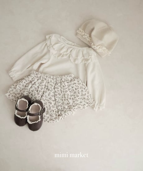 即納 mimi market Double collar tee