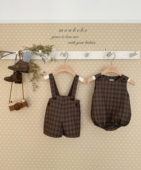 即納monbebe Roy suspender pants