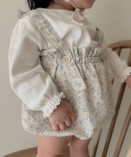 即納 mimi market Moss Balloon Overalls