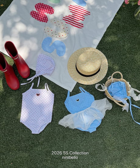 予約ninibello Candy dot swimwear