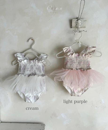 予約 OREN Flora Tulle Swimsuit