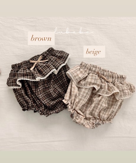 即納Petit Check Bloomer (Bebe)