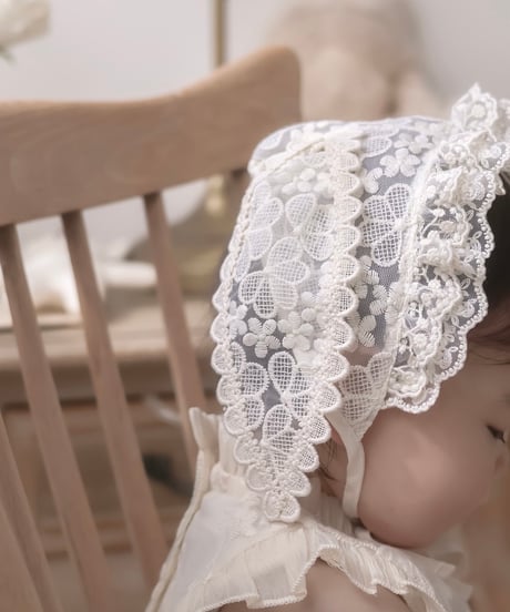 即納 rabbit lace hair band