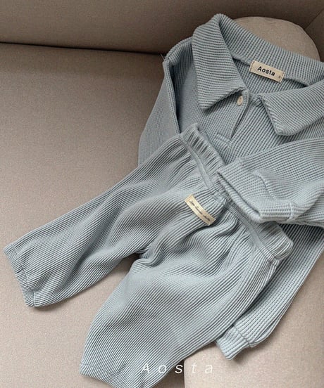 即納aosta Waffle pants