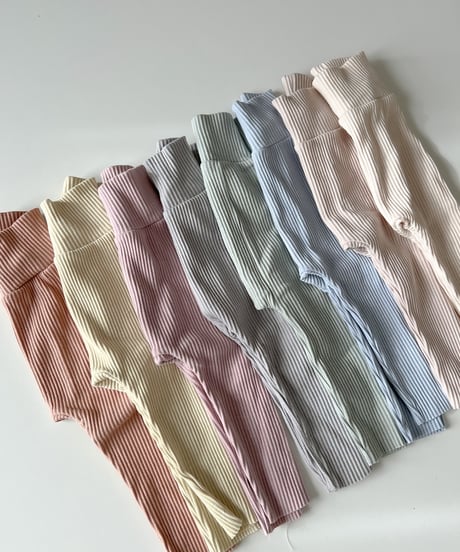 即納baby color sarrouel  leggings