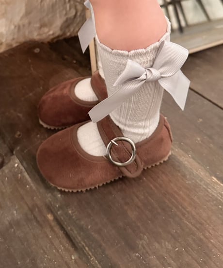 即納OREN  Petite ribbon half socks