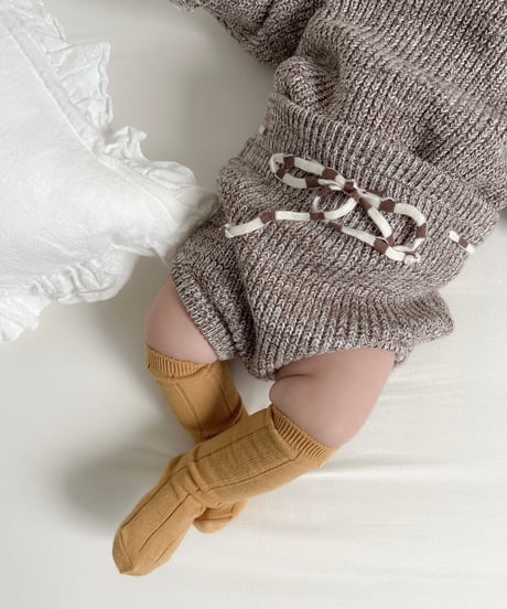 即納 melange  knit set up