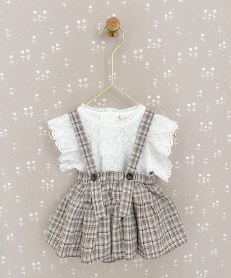 即納 check skirt bloomer