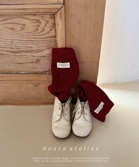 即納 aosta knit warmer