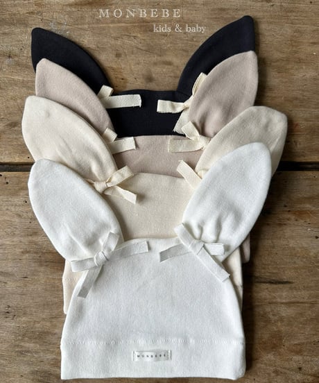 即納 monbebe  bunny beanie