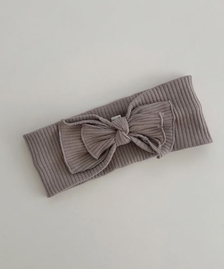 即納double lib ribbon hair band
