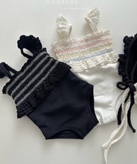 即納 monbebe Sprinkle swimming suit (bonnet付)