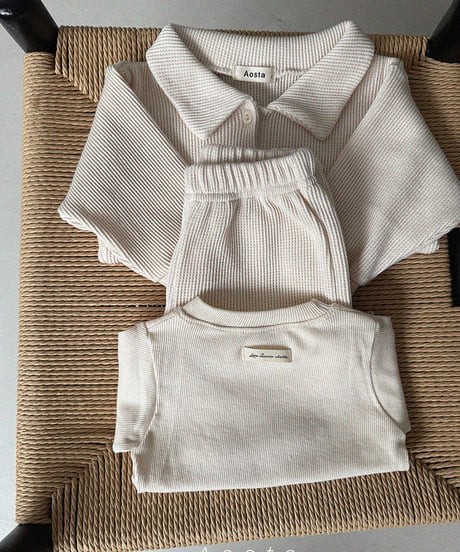 即納aosta Waffle pants