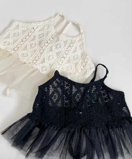 即納  Knit Bustier