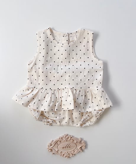 即納 bebe nine Dot bloomer set