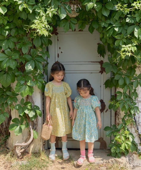 予約 OREN Solara Smocking Dress