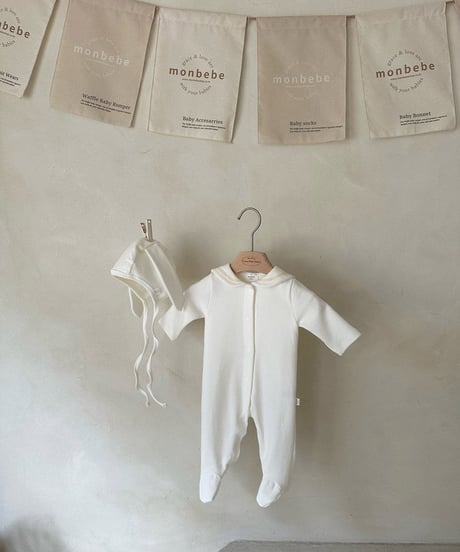 即納 bunny sailor suit set (including bonet)