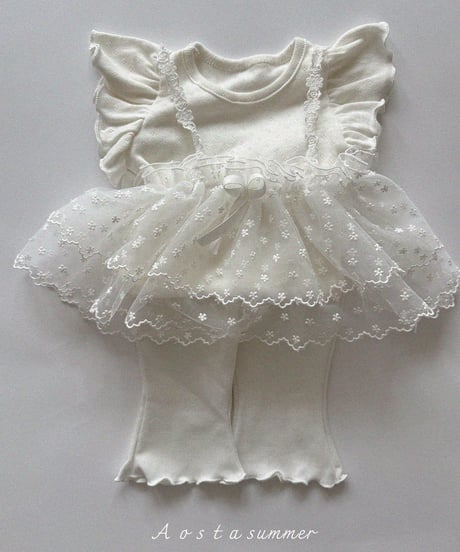 一部即納 aosta Angel frill tee