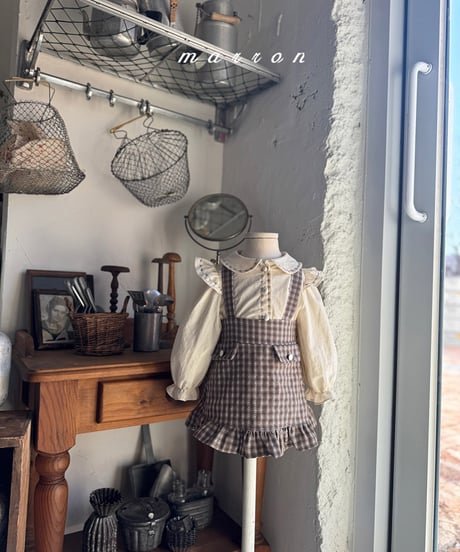 即納 marron Daisy skirt