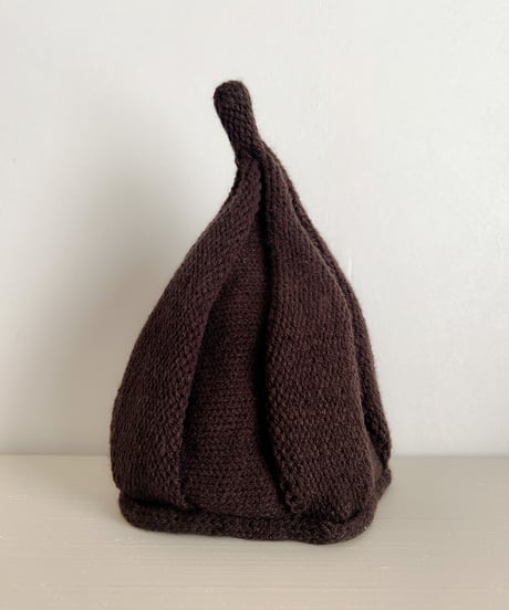 即納baby pointed knit hat