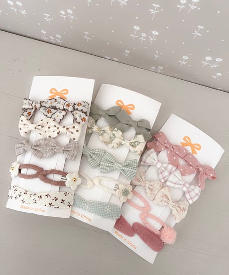 即納spring flower hairpin set